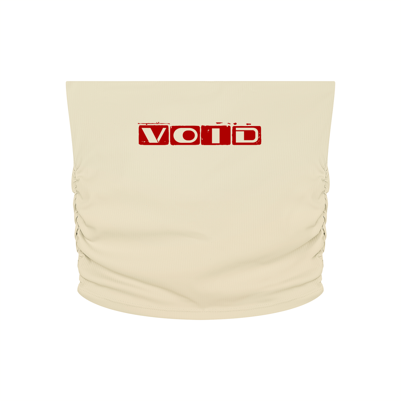 Women’s Ruched Cropped Yoga Tube Top