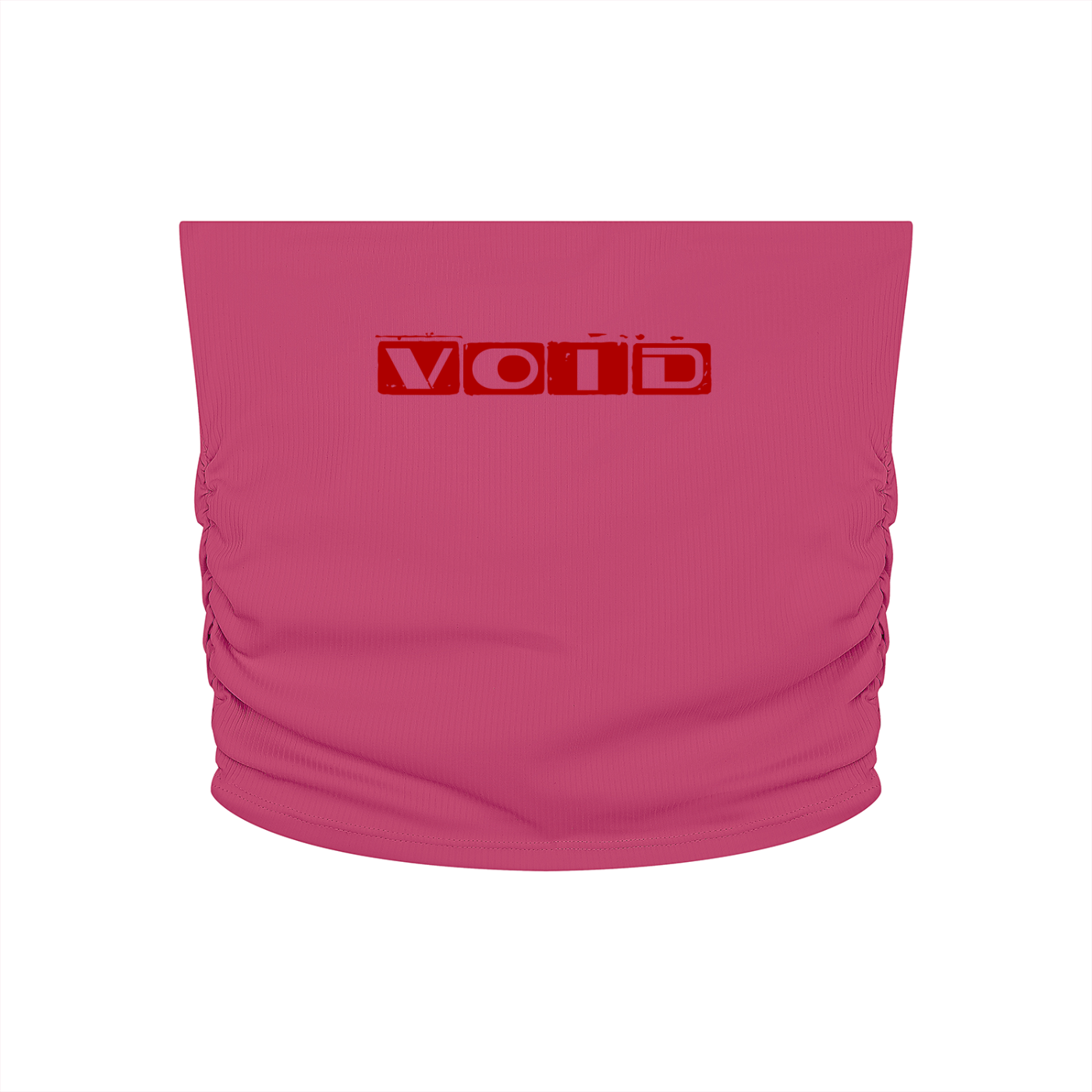 Women’s Ruched Cropped Yoga Tube Top