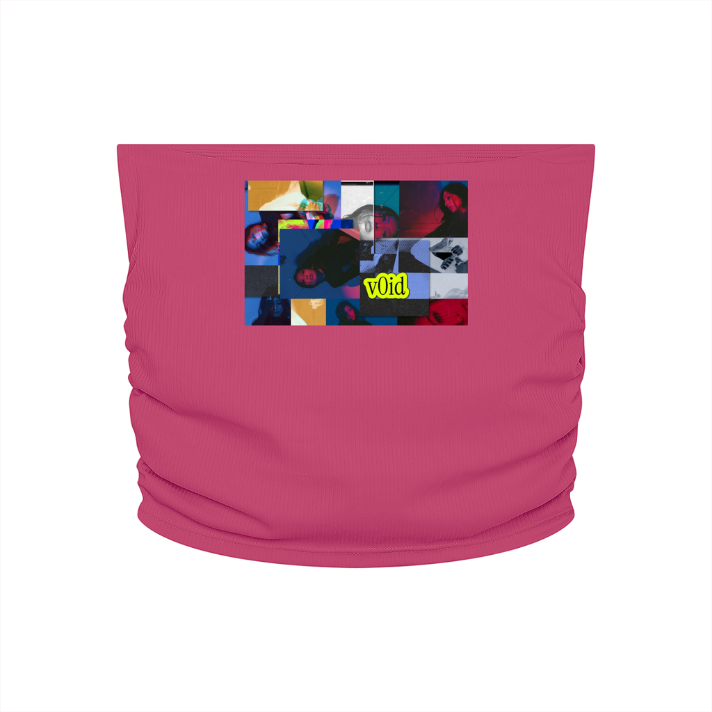 Women’s Ruched Cropped Yoga Tube Top